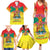Personalized Grenada Christmas Family Matching Summer Maxi Dress and Hawaiian Shirt Coat Of Arms Bougainvillea Wreath - Wonder Print Shop