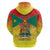 Personalized Grenada Christmas Hoodie Coat Of Arms Bougainvillea Wreath - Wonder Print Shop