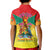 Personalized Grenada Christmas Kid Polo Shirt Coat Of Arms Bougainvillea Wreath - Wonder Print Shop