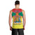 Personalized Grenada Christmas Men Tank Top Coat Of Arms Bougainvillea Wreath - Wonder Print Shop