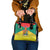 Grenada Christmas Shoulder Handbag Coat Of Arms Bougainvillea Wreath - Wonder Print Shop