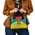 Grenada Christmas Shoulder Handbag Coat Of Arms Bougainvillea Wreath - Wonder Print Shop