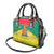 Grenada Christmas Shoulder Handbag Coat Of Arms Bougainvillea Wreath - Wonder Print Shop