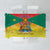 Grenada Christmas Tablecloth Coat Of Arms Bougainvillea Wreath - Wonder Print Shop