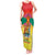 Personalized Grenada Christmas Tank Maxi Dress Coat Of Arms Bougainvillea Wreath - Wonder Print Shop