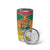 Personalized Grenada Christmas Tumbler Cup Coat Of Arms Bougainvillea Wreath - Wonder Print Shop
