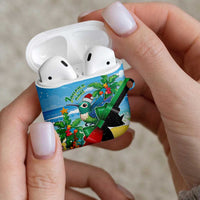 Martinique Christmas AirPods Case Santa Hummingbird - Wonder Print Shop