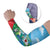 Martinique Christmas Arm Sleeves Santa Hummingbird - Wonder Print Shop