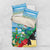 Martinique Christmas Bedding Set Santa Hummingbird - Wonder Print Shop