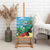 Martinique Christmas Canvas Wall Art Santa Hummingbird - Wonder Print Shop