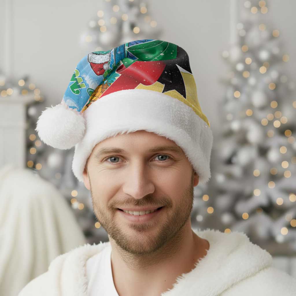 Martinique Christmas Santa Hat Santa Hummingbird - Wonder Print Shop