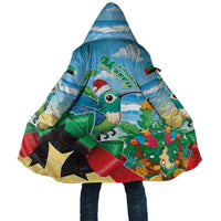 Martinique Christmas Cloak Santa Hummingbird - Wonder Print Shop