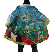 Martinique Christmas Cloak Santa Hummingbird - Wonder Print Shop