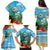 Martinique Christmas Family Matching Puletasi and Hawaiian Shirt Santa Hummingbird - Wonder Print Shop