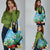 Martinique Christmas Grocery Bag Santa Hummingbird - Wonder Print Shop