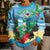 Martinique Christmas Kid Ugly Christmas Sweater Santa Hummingbird - Wonder Print Shop