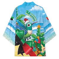Martinique Christmas Kimono Santa Hummingbird - Wonder Print Shop