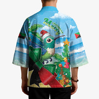 Martinique Christmas Kimono Santa Hummingbird - Wonder Print Shop