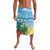 Martinique Christmas Lavalava Santa Hummingbird - Wonder Print Shop