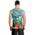 Martinique Christmas Men Tank Top Santa Hummingbird - Wonder Print Shop