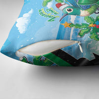 Martinique Christmas Pillow Cover Santa Hummingbird - Wonder Print Shop