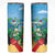 Martinique Christmas Skinny Tumbler Santa Hummingbird - Wonder Print Shop