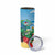 Martinique Christmas Skinny Tumbler Santa Hummingbird - Wonder Print Shop