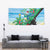 Martinique Christmas Tapestry Santa Hummingbird - Wonder Print Shop