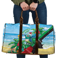 Martinique Christmas Travel Bag Santa Hummingbird - Wonder Print Shop