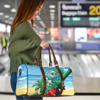 Martinique Christmas Travel Bag Santa Hummingbird - Wonder Print Shop