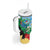 Martinique Christmas Tumbler With Handle Santa Hummingbird - Wonder Print Shop