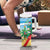 Martinique Christmas Tumbler With Handle Santa Hummingbird - Wonder Print Shop