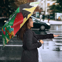 Martinique Christmas Umbrella Santa Hummingbird - Wonder Print Shop