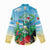 Martinique Christmas Women Casual Shirt Santa Hummingbird - Wonder Print Shop
