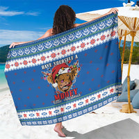 Scotland Christmas Sarong Mooey Xmas Highland Cow LT05 - Wonder Print Shop