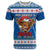 Scotland Christmas T Shirt Mooey Xmas Highland Cow LT05 - Wonder Print Shop