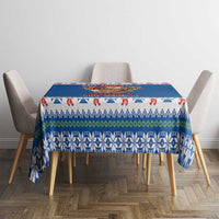 Scotland Christmas Tablecloth Mooey Xmas Highland Cow LT05 - Wonder Print Shop