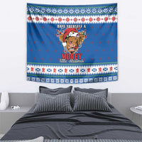 Scotland Christmas Tapestry Mooey Xmas Highland Cow LT05 - Wonder Print Shop
