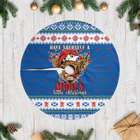 Scotland Christmas Tree Skirt Mooey Xmas Highland Cow LT05 - Wonder Print Shop