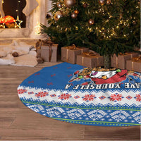 Scotland Christmas Tree Skirt Mooey Xmas Highland Cow LT05 - Wonder Print Shop
