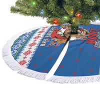 Scotland Christmas Tree Skirt Mooey Xmas Highland Cow LT05 - Wonder Print Shop