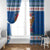 Scotland Christmas Window Curtain Mooey Xmas Highland Cow LT05 - Wonder Print Shop