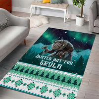 Iceland Christmas Area Rug Icelandic Folklore Evil Mother Gryla LT05 - Wonder Print Shop
