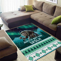 Iceland Christmas Area Rug Icelandic Folklore Evil Mother Gryla LT05 - Wonder Print Shop