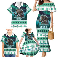 Iceland Christmas Family Matching Mermaid Dress and Hawaiian Shirt Icelandic Folklore Evil Mother Gryla LT05 - Wonder Print Shop