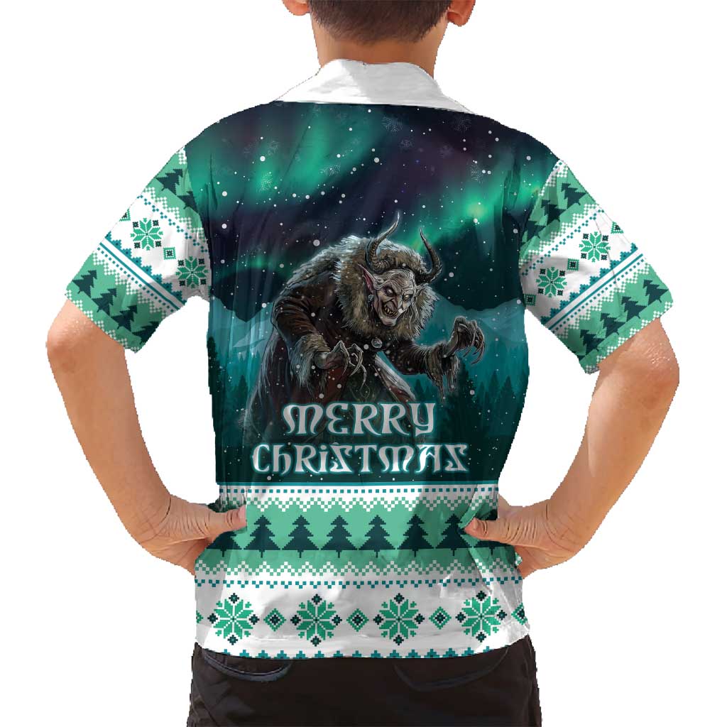 Iceland Christmas Family Matching Summer Maxi Dress and Hawaiian Shirt Icelandic Folklore Evil Mother Gryla LT05 - Wonder Print Shop