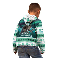 Iceland Christmas Kid Hoodie Icelandic Folklore Evil Mother Gryla LT05 - Wonder Print Shop