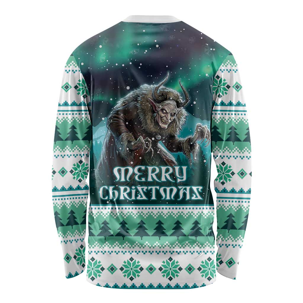 Iceland Christmas Long Sleeve Shirt Icelandic Folklore Evil Mother Gryla LT05 - Wonder Print Shop
