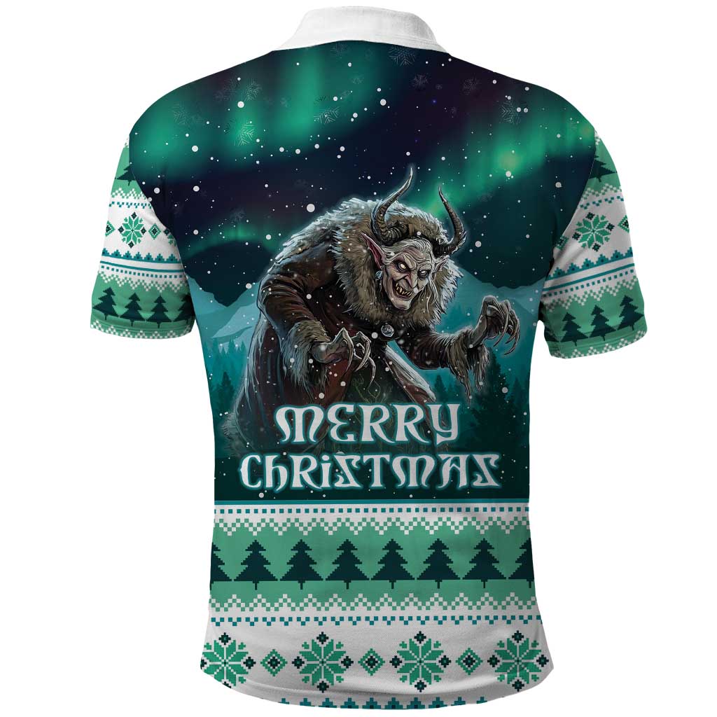 Iceland Christmas Polo Shirt Icelandic Folklore Evil Mother Gryla LT05 - Wonder Print Shop
