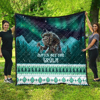 Iceland Christmas Quilt Icelandic Folklore Evil Mother Gryla LT05 - Wonder Print Shop